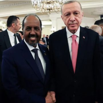 Xasan Sheekh & Erdogan oo wada- hadal gaar ah yeeshay