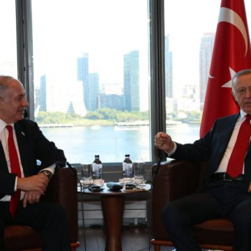 Erdogan iyo Netanyahu oo markii ugu horreysay kulmay