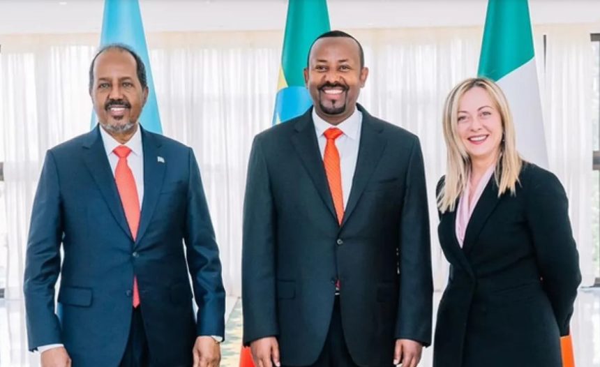 Villa Somalia ‘’Xasan  Sheekh lama kulmayo Abiy Ahmed ‘’