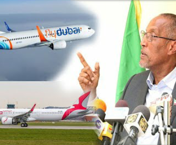 Maamulka Somaliland oo muddo 21 cisho ah uqabtay shirkadaha diyaaraha Ethiopian Airline & FlyDubia.