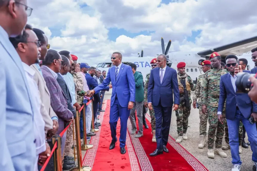 Prime Minister Hamza Receives Warm Welcome in Baidoa