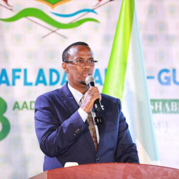 Madaxweyne Guudlaawe oo khudbad ka jeediyay Sanad guurada 8-aad ee Maamulka Hirshabelle iyadoo weli laga diidanyahay baladweyne.