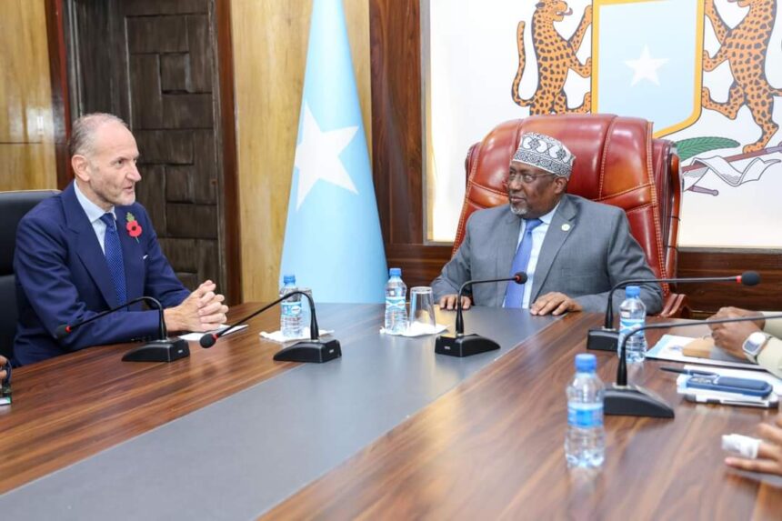 Somali Parliament Speaker Meets British Ambassador to Discuss Bilateral Relations