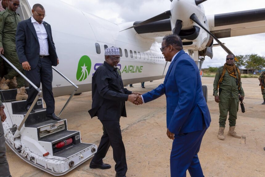 Maxey tahay ujeedka uu guddoomiyaha golaha shacabka u tagay magaalada Baydhabo ?