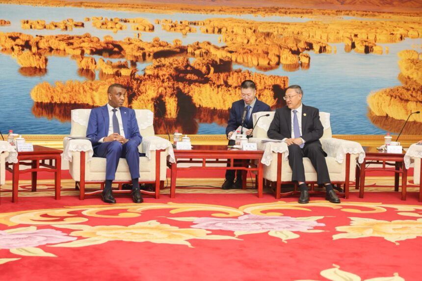 Ra’iisul Wasaare Xamsa oo kulan la yeeshay Hoggaanka Gobolka Ningxia ee dalka Shiinaha