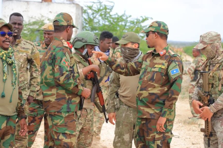 Taliyaha ciidanka dhulka oo abaabul dagaal kawada Shabeellaha Hoose