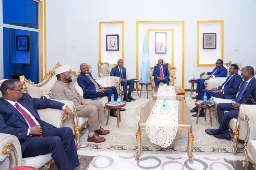 Shirka-madasha-Qaran Somalia’s President, Opposition Leaders Face Off in Key Talks on Constitution and 2026 Vote