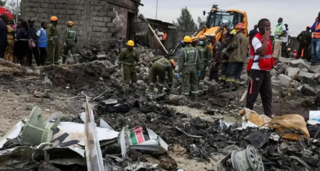 gh Faahfaahin ka soo baxaysa diyaarad u socotay Hargeysa oo burburtay