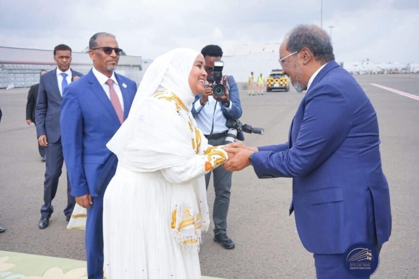 Madaxweyne Xasan Sheekh oo gaaray Itoobiya iy ujeedka uu u tagay…