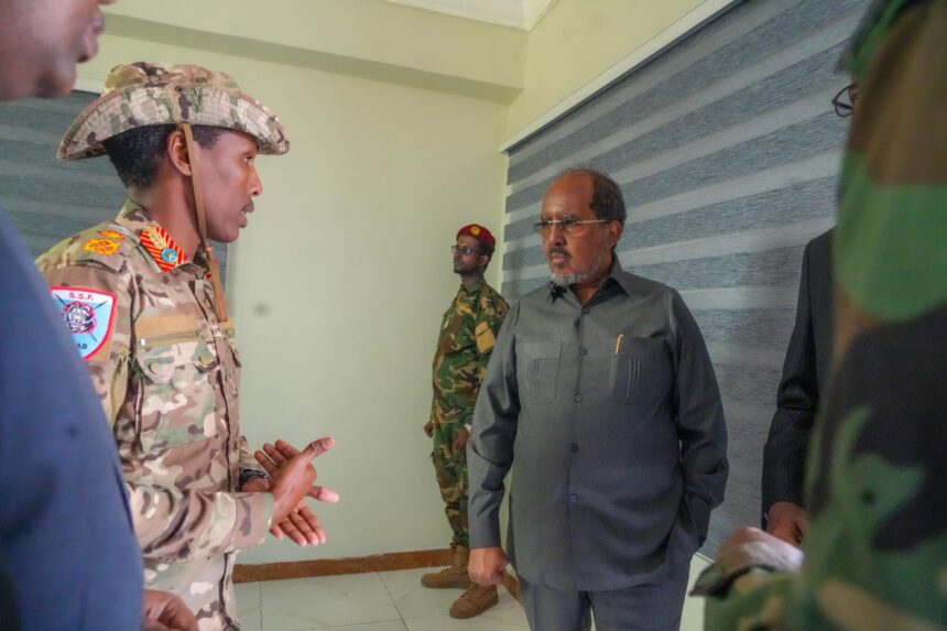 MW Xasan Sheekh oo furay xarunta cusub ee Taliska ciidanka sahanka iyo sirdoonka ee ciidanka xoogga