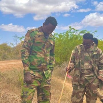 Somali Army Clears Al-Shabaab Mines in Lower Shabelle