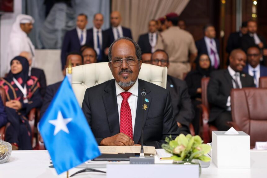 Madaxweyne Xasan Sheekh oo shaaciyay in Somalia ay garab taagan tahay dowladda Qatar
