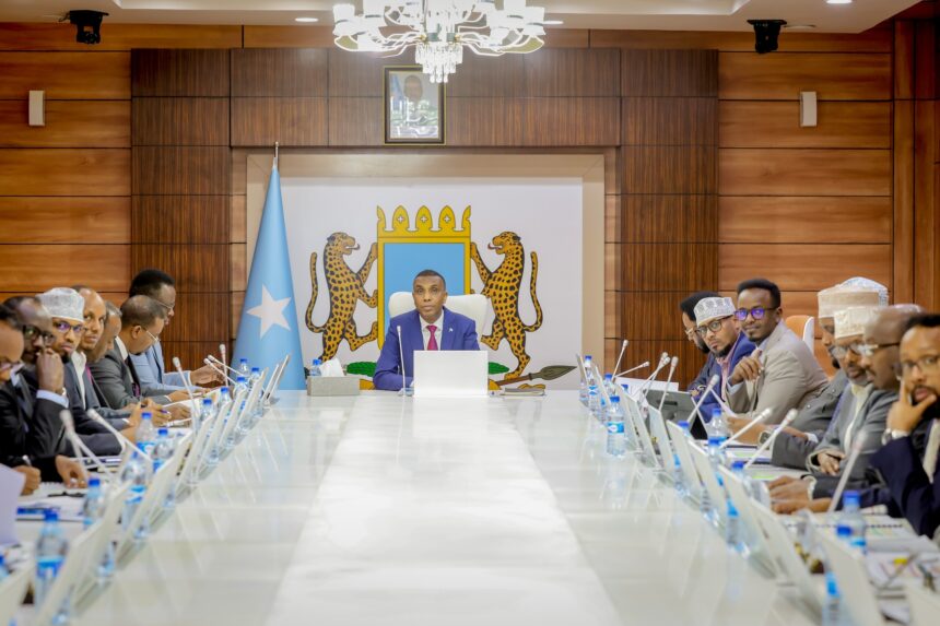 xammsa Golaha wasiirrada oo ansixiyay xeerka Qoondada Miisaaniyada 2026