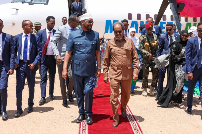 Somalia’s President Visits Kismayo as Villa Somalia Statement Fuels Debate Over Federal–State Relations
