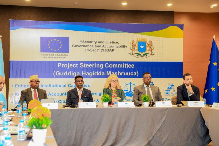 Shir u dhaxeeya dowladda federaalka iyo Midowga Yurub oo ka furmay Muqdisho