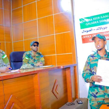 Maxkamadda ciidanka qalabka sida ee Jubbaland oo xukun ku riday nin ku eedeysan…