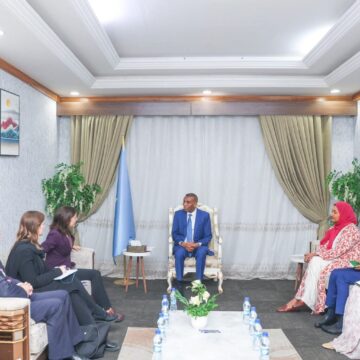 Somali PM Hamza Abdi Barre Meets UK Human Rights Envoy in Mogadishu