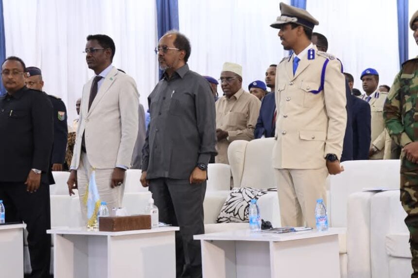 Munaasabada sannad guuradii 82-aad ee Booliska oo ka socota Muqdisho