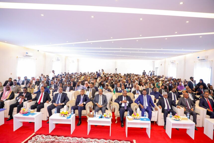 Somalia’s top leaders attend North Eastern State president’s inauguration in Las Anod.