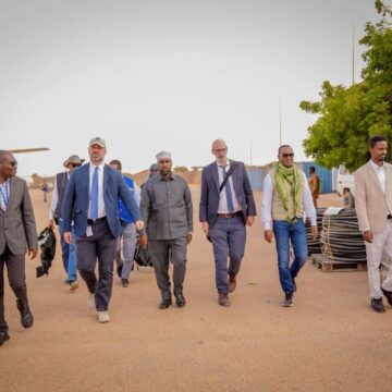 Wefdi u hoggaaminayo guddoomiyaha hay’adda Sodma iyo masuuliyiin kale oo gaaray Kismaayo