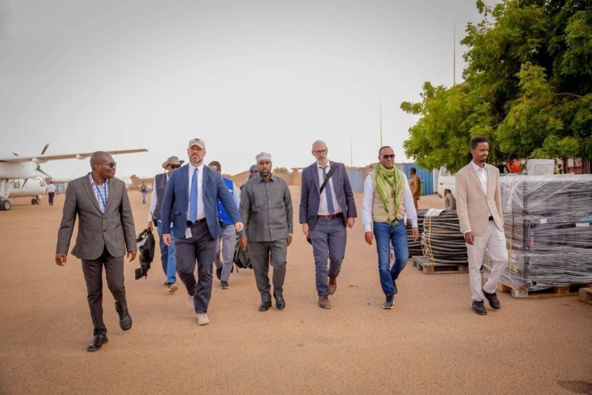 Wefdi u hoggaaminayo guddoomiyaha hay’adda Sodma iyo masuuliyiin kale oo gaaray Kismaayo