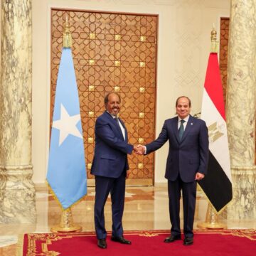 Madaxweyne Xasan Sheekh oo kulan la leh dhiggiisa dalka Masar