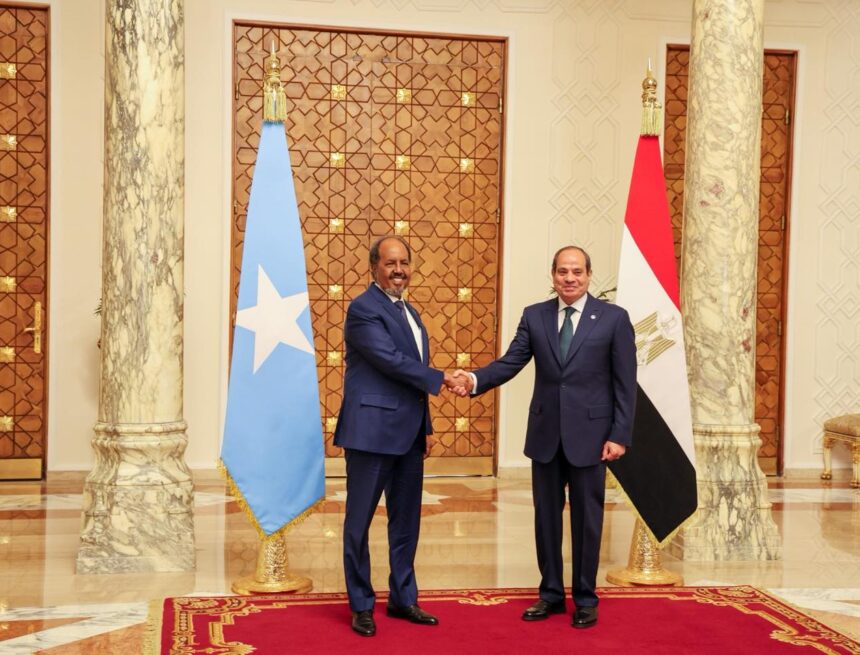 Madaxweyne Xasan Sheekh oo kulan la leh dhiggiisa dalka Masar