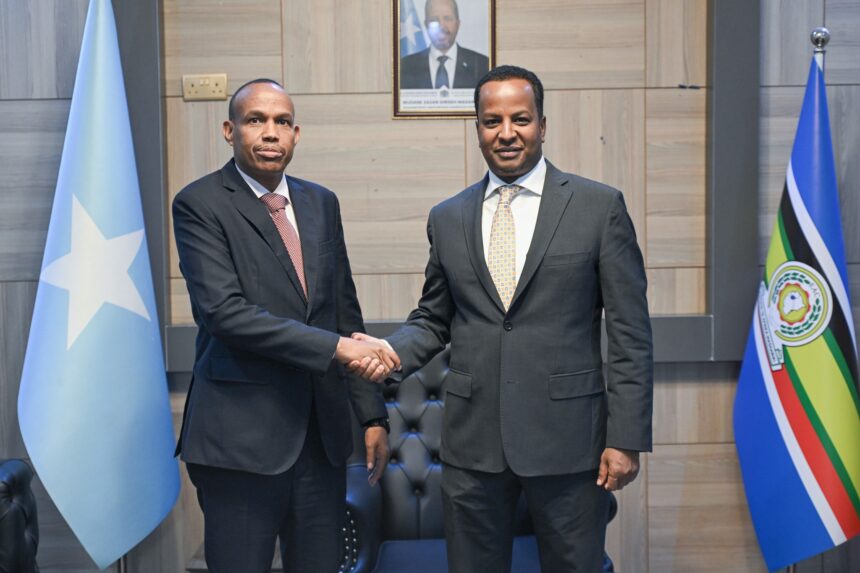 637596321_1336814068487036_9175906796599936156_n Wasiirka Arrimaha dibadda oo la Kulmay Ergeyga gaarka ah ee IGAD u Qaabilsan…