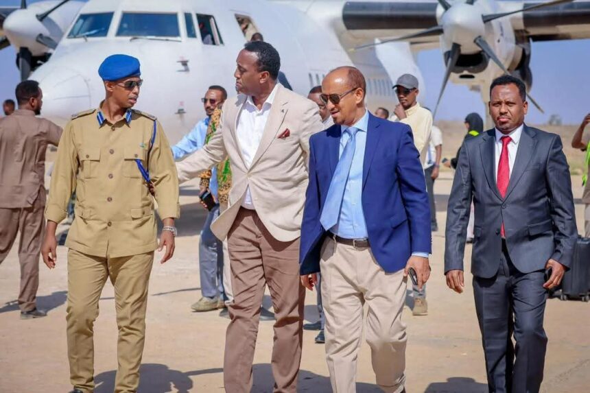 Maxey tahay ujeedka uu guddoomiyaha guddiga doorashooyinka u tagay Baydhabo ?