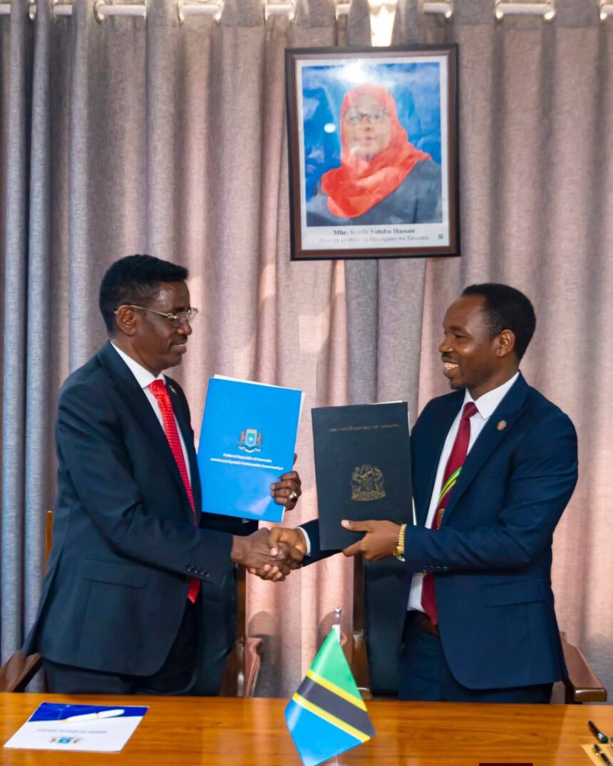 Soomaaliya iyo Tanzania oo heshiis muhiim ah kala saxiixday