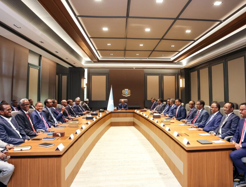 Shirka dowladda federaalka iyo mucaaradka oo ka socda Villa Somalia