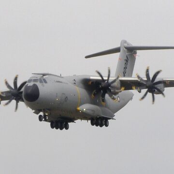 airbus Diyaarad militari oo ay lee dahay Turkiga oo maanta soo degtay Muqdisho
