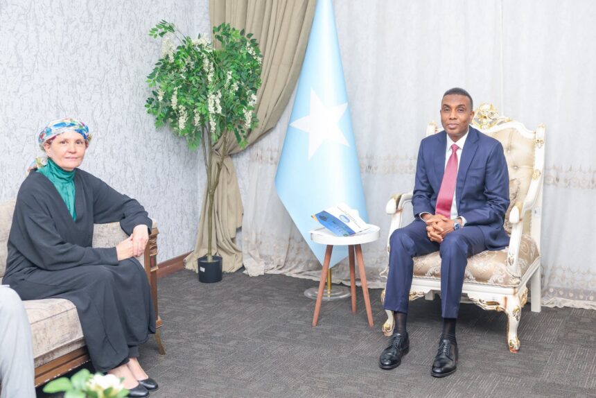 RW Xamsa oo kulan xasaasi ah la qaatay wakiilka hay’adda UNICEF ee Soomaaliya