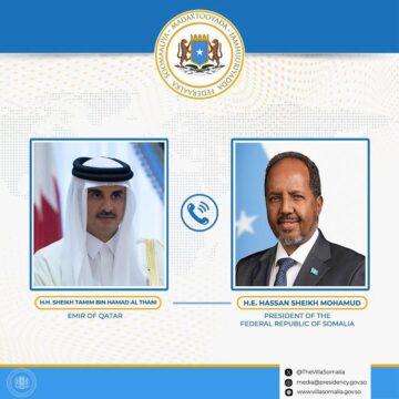Muxuu ka hadlay madaxweyne Xasan Sheekh Boqorka Urdun iyo Amiirka Qatar ?