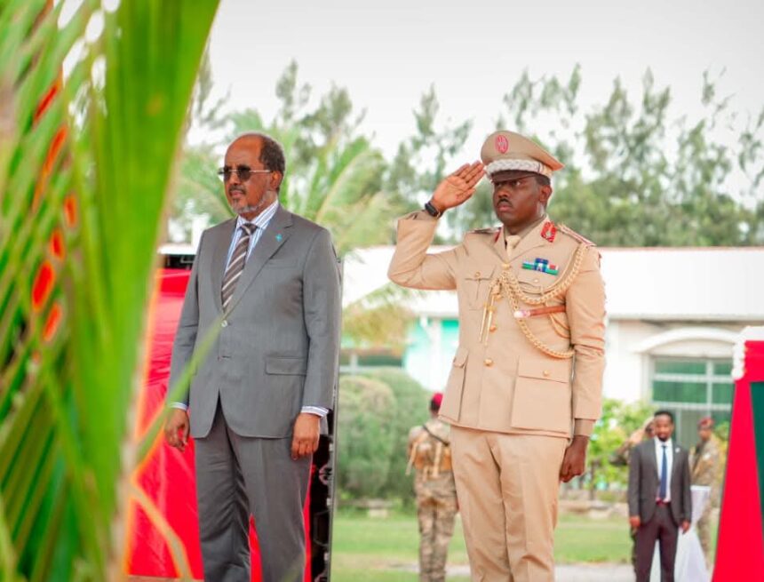 FB_IMG_1775981908712 Madaxweyne Xasan Sheekh oo ka qeyb galay xuska sannad-guurada aasaaska ciidanka xoogga