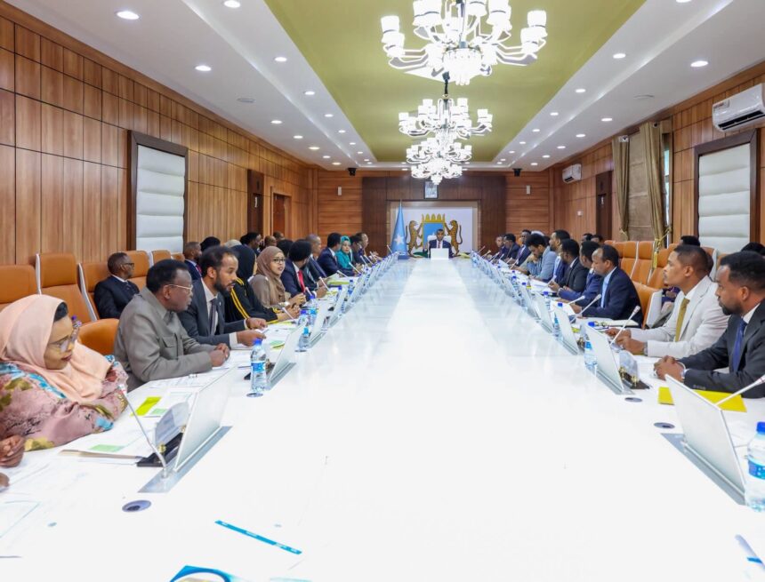 Maxaa looga hadlay kulanka golaha wasiirrada ee Soomaaliya ?