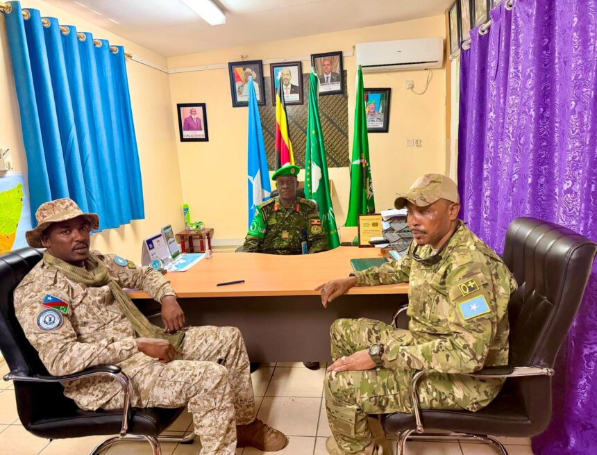 Saraakiisha Booliska iyo howlgalka AUSSOM oo ka wada hadlay amniga Sh.Hoose