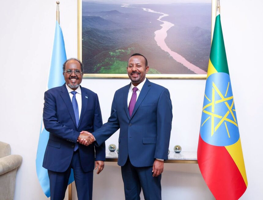Maxey kawada hadleyn madaxweyne Xasan Sheekh iyo Ra’iisul wasaaraha Itoobiya ?