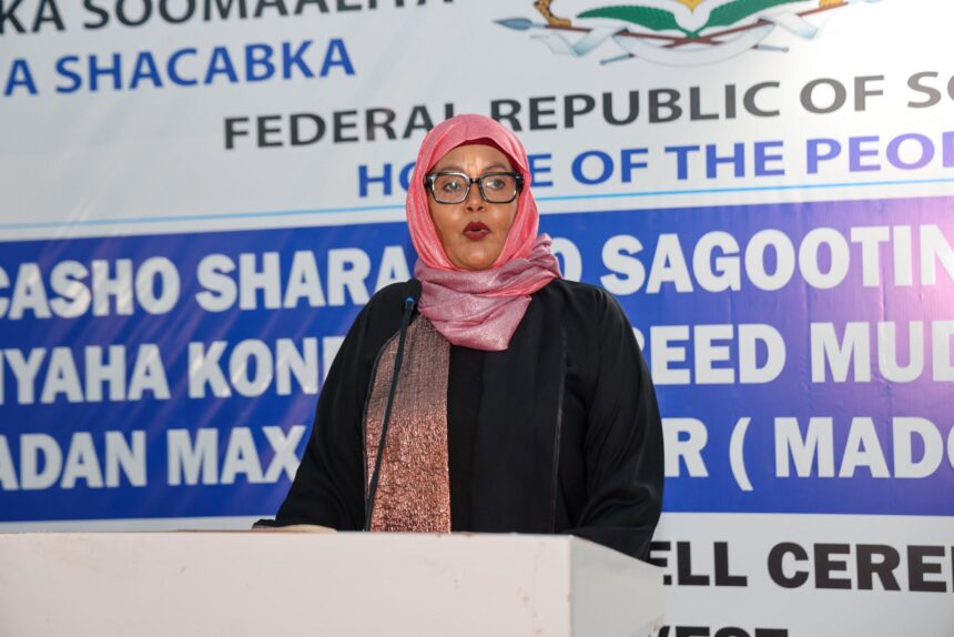 sacdiyoo Guddoomiyaha KMG ah ee golaha shacabka oo baaq nabadeed kasoo saaray dagaal beeleedka ka socda Hiiraan