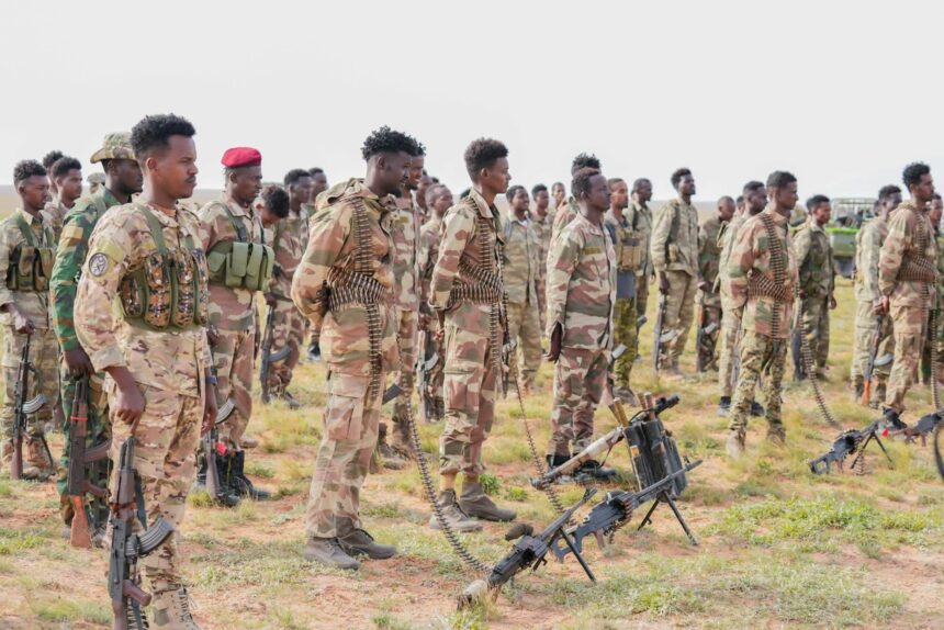 Wasiirka Gaashaandhigga Soomaaliya oo abaabul dagaal kawada Shabeelaha Dhexe