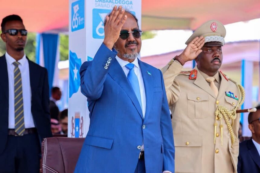 xassan Madaxweyne Xasan Sheekh oo ka qeyb galay bandhig lagu soo xiray todobaadka xorriyadda