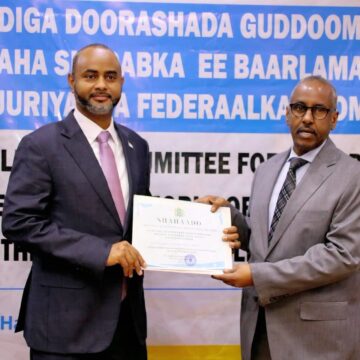 Musharixiinta u tartamaya xilka guddoomiyaha golaha shacabka oo…