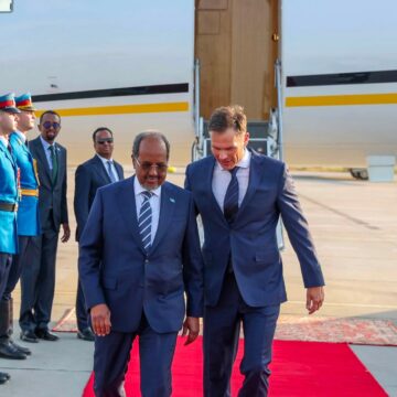 Madaxweyne Xasan Sheekh oo si weyn loogu soo dhaweeyey dalka Serbia