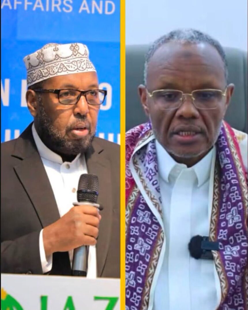lafta iyo cali Sheekh Cali Wajiis ““Cid kasta oo dowladnimada jirta la dagaalamaysa waa fallaago iyo argagixisada”
