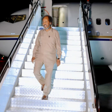 Madaxweyne Xasan Sheekh oo gaaray magaalada New York ee dalka Mareykanka